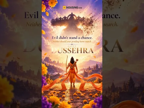 Burn the delays, not your dreams. This Dussehra, find your perfect home! ๐ก๐ฅ