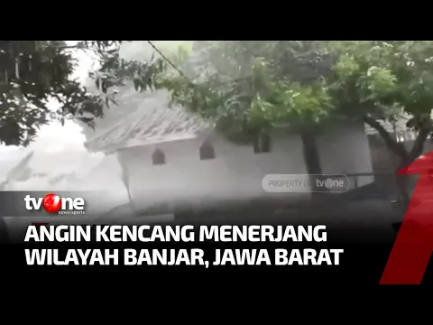 Hujan Deras Disertai Angin Kencang Terjang Kota Banjar dan Bandung