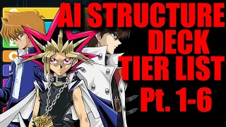 Yugi Joey and Kaiba make a Structure Deck Tier List 1-6 Compilation