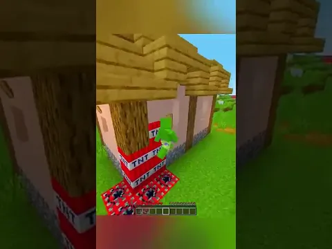 💥👆 Toca en Minecraft y ¡se convierte en DINAMITA! 💣✨ #minecraft #trendingshorts #shorts
