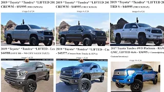 Lifted Toyota Tundras Of Craigslist