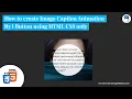 How to create Image Caption Animation By i Button using HTML CSS only Geekboots