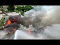 Massive fire in Hialeah displaces 10 families