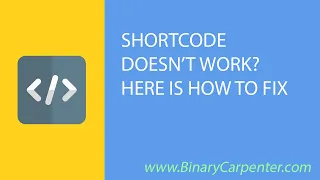 WordPress ShortCode Doesn t Work Here is How To Fix
