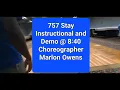 Stay (757) Instructional