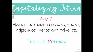 Capitalizing Titles