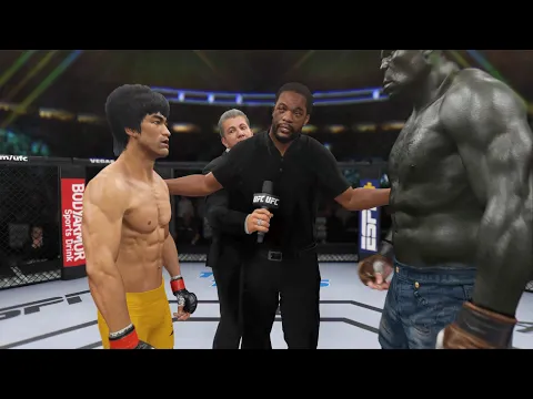 Download MP3 Bruce Lee vs. Incredible Hulk - EA Sports UFC 4 - Epic Fight 🔥🐲