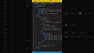 Make simple game in HTML CSS and JS kodeology