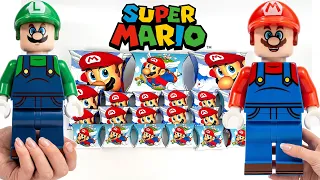 Unboxing 20+ LEGO SUPER MARIO Blind Bags! Unofficial Minifigures Comparison