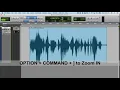 Pro Tools Basics 09 Zooming