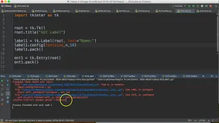 PYTHON3 TKINTER - GUI LABEL