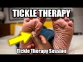 Lightly Tickling Ruby s Feet