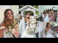 OUR WEDDING DAY VLOG unedited behind the scenes of our wedding day