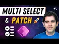 How to Select MULTIPLE Items in Power Apps Gallery PATCH