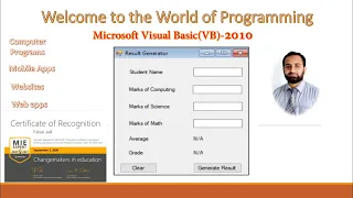How to Calculate student Average score using visual basic 2010