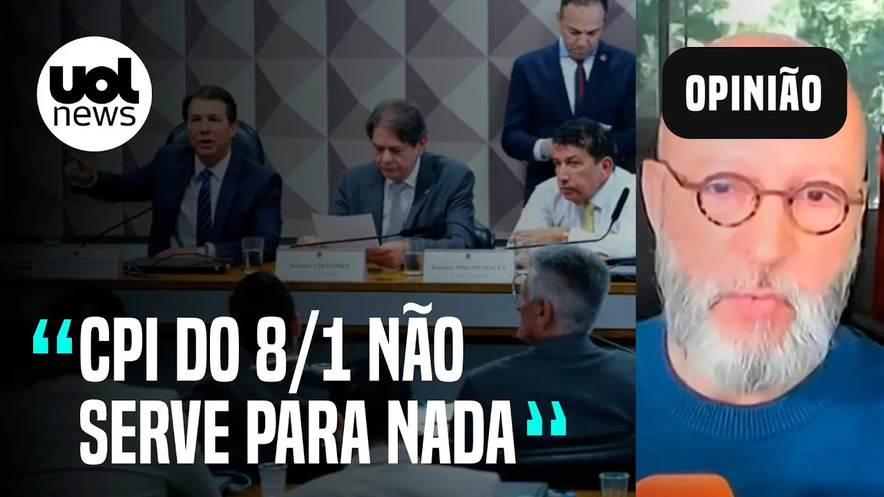 CPI do 8 de janeiro não vai servir para nada; é espetáculo que governo não pôde impedir, diz Josias