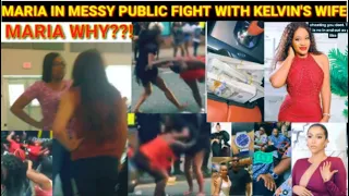 exposed bbn maria in messy dirty public disgrace with the wife of her married boyfriend bbnaija