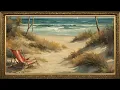 GOLDEN SUMMER BEACH GLORY: 4K VINTAGE TV ART | 1 SCENE - NO MUSIC | DESIGN