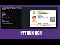 Image content extraction Optical Character Recognition using Python