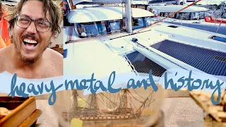 boat builds of CARBON FIBER + BONE + METAL