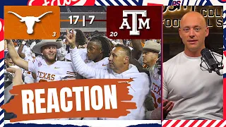 Texas Beats Texas A M - Josh Pate Rapid Reaction