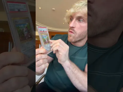 Logan Paul get brutal PSA grade Pokémon cards #pokemon #pokemontcg #pokemoncards #shorts #loganpaul