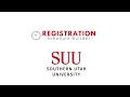 Registration Schedule Builder Tool - SUU Registrar s Office