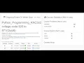 Python Quiz Week 6 Python Quizes Answer Today Quiz Answers Code KNC 505 to 871