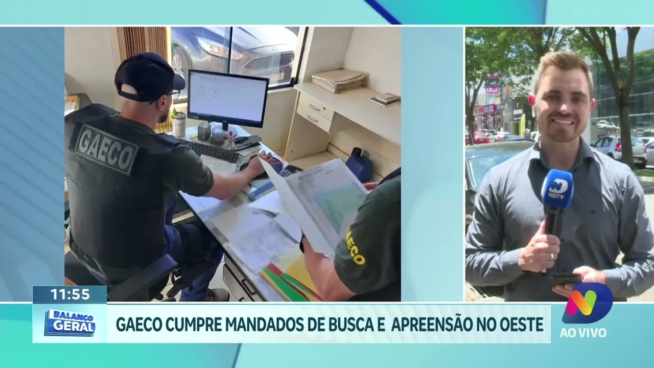 GAECO Investiga: Mandados Cumpridos no Oeste em Casos de Corrupção
