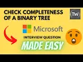 Check Completeness of a Binary Tree - Leetcode 958