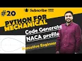 NACA profile for ANSYS NACA profile using Python Python for mechanical engineer