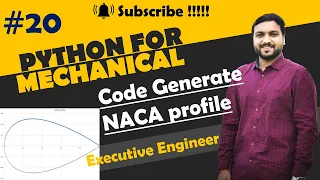 NACA profile for ANSYS NACA profile using Python Python for mechanical engineer