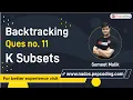 Partition into K Subsets Recursion Backtracking Code and Implementation
