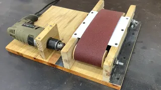 Utilities Wall Mount Sanding Machine - Building Drills With Sand Belt Power