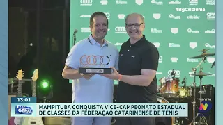 Mampituba é vice no Estadual de Classes da Federação Catarinense de Tênis