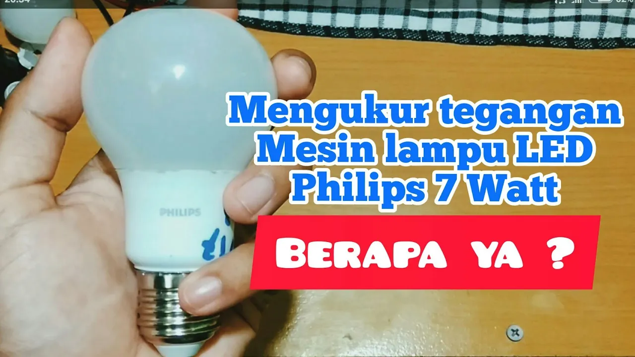 Lampu emergency LED PHILIPS 7 watt