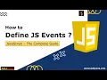 JS Events OnClick OnLoad OnMouseOver JavaScript Tutorial Kaliyona In Kannada