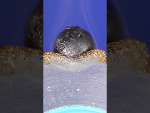 Tape vs. Hot steel ball v2 (ASMR Close up/macro) #asmrvideo #satisfying #closeup #macrovideo