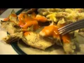 Giant eagle simply grilled chicken breast twice baked poato review MUKBANG ASMR style