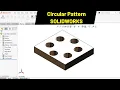Circular Pattern in SOLIDWORKS Robo CAD