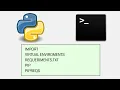Aprenda em 10min Python libs pip virtual env requeriments txt