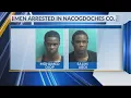 DPS 2 arrested after fleeing from authorities during traffic stop in Nacogdoches County