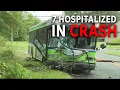 Bus and SUV collide in Youngstown 7 people hospitalized