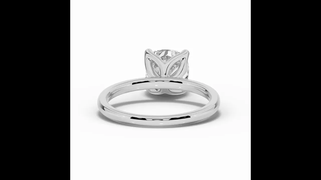 Cushion Lustre Solitaire