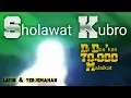 ✓Sholawat Kubro Hajat mu Akan Di Doakan 70.000 Malaikat //sholawat langit . latin \u0026 arti 1 jam full