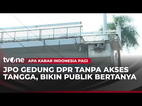 JPO Depan Gedung DPR Jadi Sorotan Publik Lantaran Tanpa Akses Tangga
