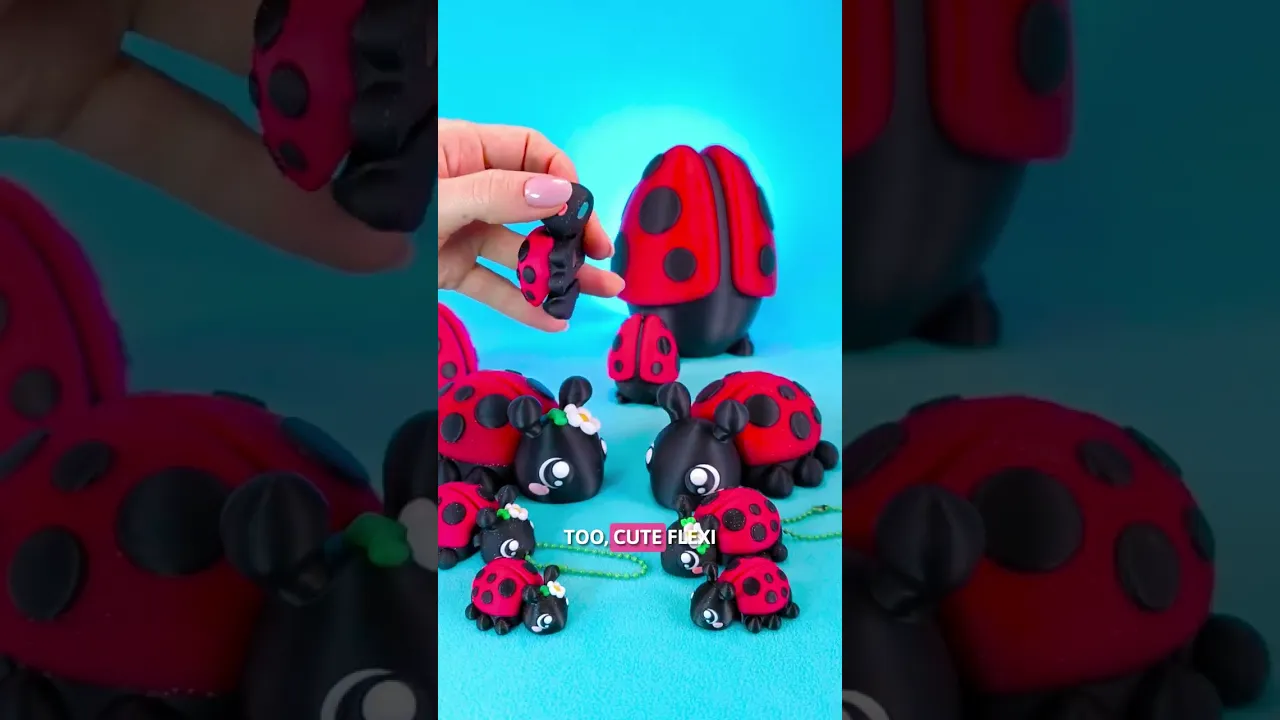 Cute Egg Ladybug Container (Ladybug Diorama)