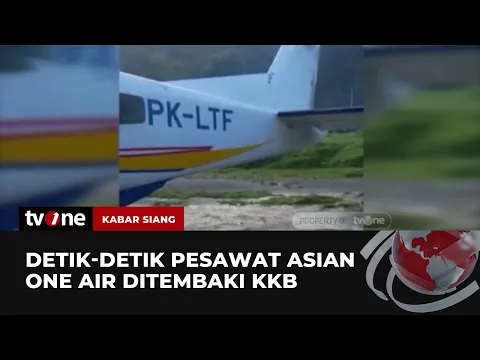 Detik-Detik Pesawat Asian One Air Ditembak KKB