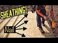 How To Cut And Install OSB Sheathing OSB
