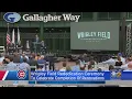 Wrigley Field Rededication Ceremony Held To Celebrate Completion Of Renovations